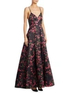 ALICE AND OLIVIA Marilla Floral Gown