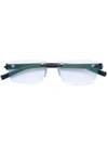 TAG HEUER SQUARE FRAME GLASSES,TH810212356681