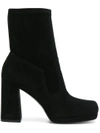 MARC JACOBS MARC JACOBS CHUNKY ANKLE BOOTS - BLACK,M900199712403063