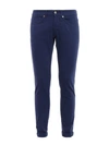 DONDUP GEORGE SKINNY FIT COTTON TROUSERS,8495343