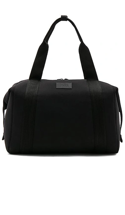 Dagne Dover 365 Large Landon Neoprene Carryall Duffle Bag In Black