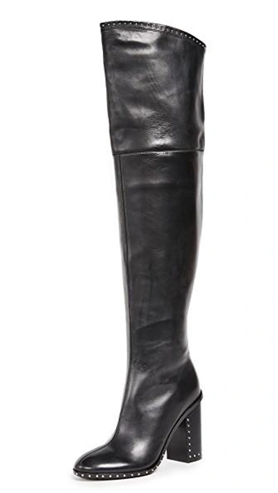 Sigerson Morrison Mars Thigh High Boots In Black