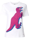 PS BY PAUL SMITH PS BY PAUL SMITH 'DINO' PRINT T-SHIRT - WHITE,PTXPG799P107882212379300