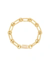 AURELIE BIDERMANN HAMMERED 18KT GOLD CHAIN BRACELET,CHNMAR01G12406535