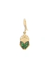 Aurelie Bidermann 18kt Yellow Gold Diamonds Single Beetle Earring In Metallic
