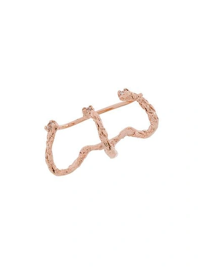 Niza Huang Moments Climber Earrings In Pink