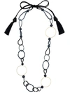NIGHT MARKET BEAD AND RING LONG NECKLACE,W17NL45NM12255263