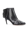 ALEXANDER MCQUEEN LEATHER FRINGE ANKLE BOOTS 65,P000000000005740208