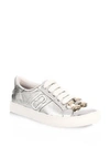 MARC BY MARC JACOBS Empire Chain Link Leather Sneakers