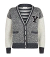 SAINT LAURENT VARSITY CARDIGAN,P000000000005733348