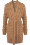 MAX MARA CABLE-KNIT WOOL AND CASHMERE-BLEND CARDIGAN