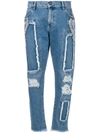 MARCO BOLOGNA VERZIERTE BOYFRIEND-JEANS,F17MDN610JEA12395868