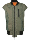 MOSTLY HEARD RARELY SEEN REVERSIBLE PADDED GILET,MH08AGX0512330455
