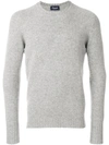 Drumohr Crew Neck Sweater In Grey