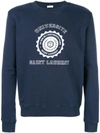 SAINT LAURENT SAINT LAURENT UNIVERSITÉ SWEATSHIRT - BLUE,467907YB1EJ12408101