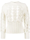 PHILOSOPHY DI LORENZO SERAFINI loose gauge knitted sweater,A0909710312383319