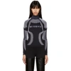 MISBHV Black Active Logo Turtleneck