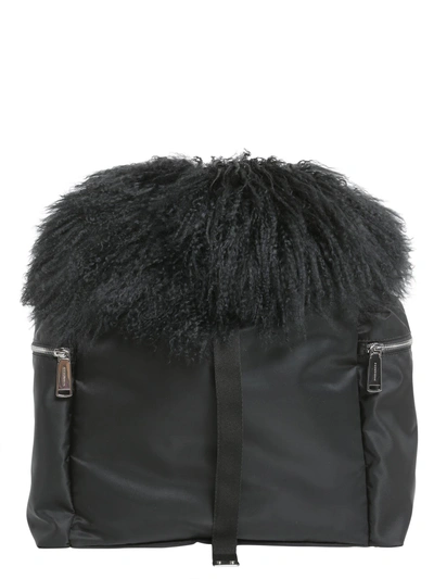 Dsquared2 Hiking Mountain Backpack In Black
