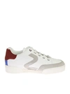 STELLA MCCARTNEY FAUX LEATHER SNEAKERS WITH CONTRASTING DETAILS,8496427