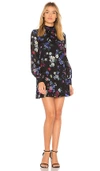 MILLY SHERIE PAINTED FLORAL DRESS,200 PG 013548