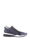 DSQUARED2 551 SNEAKERS IN DENIM AND LEATHER,W17SN404 1304M132
