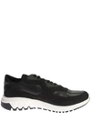 NEIL BARRETT LEATHER AND SUEDE SNEAKERS,PBCT213 F9022 01