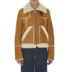 COACH SHEARLING JACKET,87569 TOFFEE