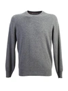 Brunello Cucinelli Regular-fit Cashmere Pullover In Grey