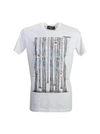 DSQUARED2 PRINTED COTTON T-SHIRT,S71GD0560 S22427 100