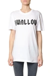 MCQ BY ALEXANDER MCQUEEN SWALLOW PRINTED CLASSIC T-SHIRT,318978 RJT029000