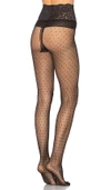 Commando Chic Dot Sheer Tight In Black
