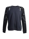 VALENTINO PANTHER PRINTED COTTON SWEATER,NV3MF06T 3TV 598
