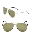 SAINT LAURENT 59MM Aviator Sunglasses,0400095491717