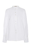 DIANE VON FURSTENBERG PIN TUCK SHIRT,11373DVF