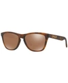 Oakley Men's Sunglasses, Oo9013 55 Frogskins Origins Collection In Brown/grey Prizm