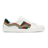 GUCCI WHITE DRAGON ACE trainers,473764 A38G0