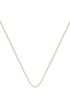 Monica Vinader Riva Slender Chain In Gold
