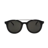 LINDA FARROW Oval Browbar Sunglasses