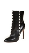 AQUAZZURA FOLLIE PEARLS 105 BOOTIES