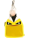 Fendi Bag Bugs Backpack Bag Charm In F078t Yellow
