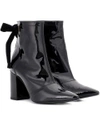 SELF-PORTRAIT X CLERGERIE KARLI PATENT LEATHER ANKLE BOOTS,P00270291