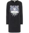 KENZO EMBROIDERED COTTON DRESS,P00272174-3