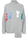 SJYP turtleneck knitted jumper,PWMR4KU0190012409632