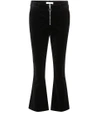 FRAME VELVET CROPPED TROUSERS,P00274171