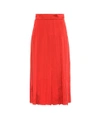 FENDI PLEATED SATIN DRESS,P00279148