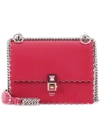 FENDI KAN I SMALL LEATHER SHOULDER BAG