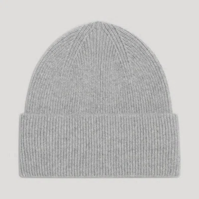 Asket The Cashmere Beanie Light Grey Melange