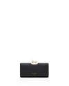 Ted Baker Marta Bobble Matinee Leather Wallet In Black