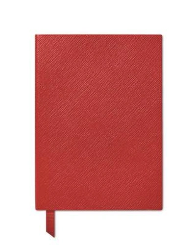 Smythson Manuscript Book In Red