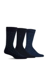 Polo Ralph Lauren Supersoft Diamond Dot Assorted 3-pack Socks In Navy